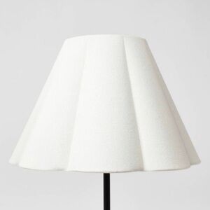Scallop Pleated Lamp Shade White - Threshold designed with Studio McGee